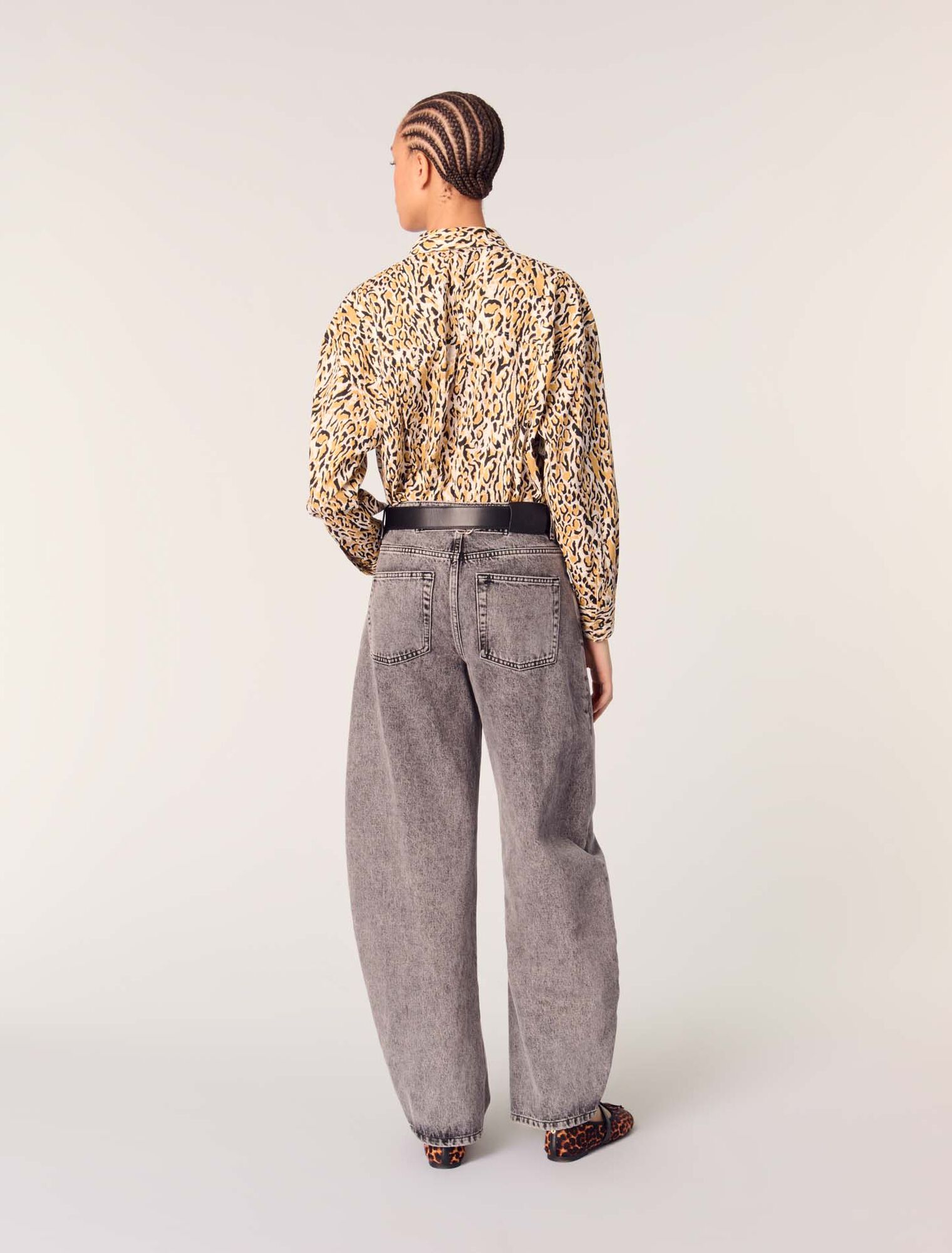 Hemd mit Leoparden-Print
