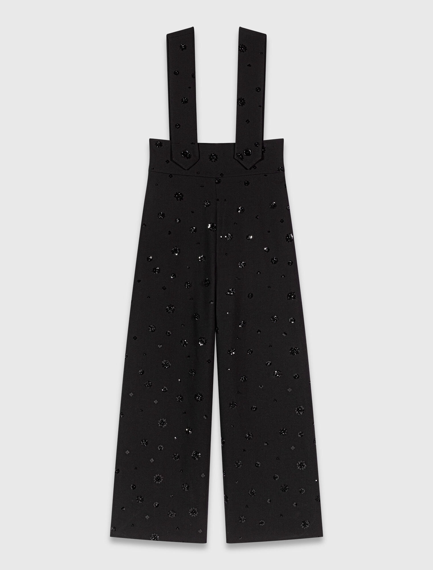 Bestickte Hose mit Trägern