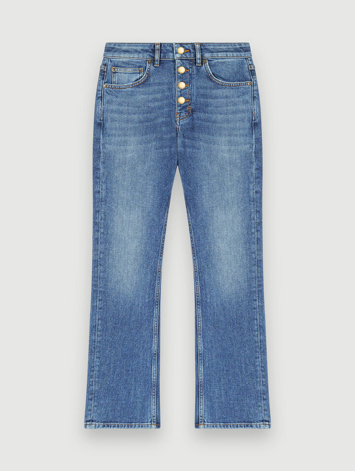 Gerade geschnittene Jeans aus Denim