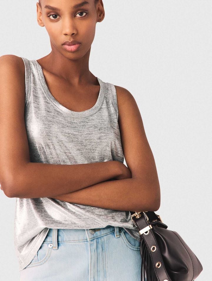 Metallisches Tanktop