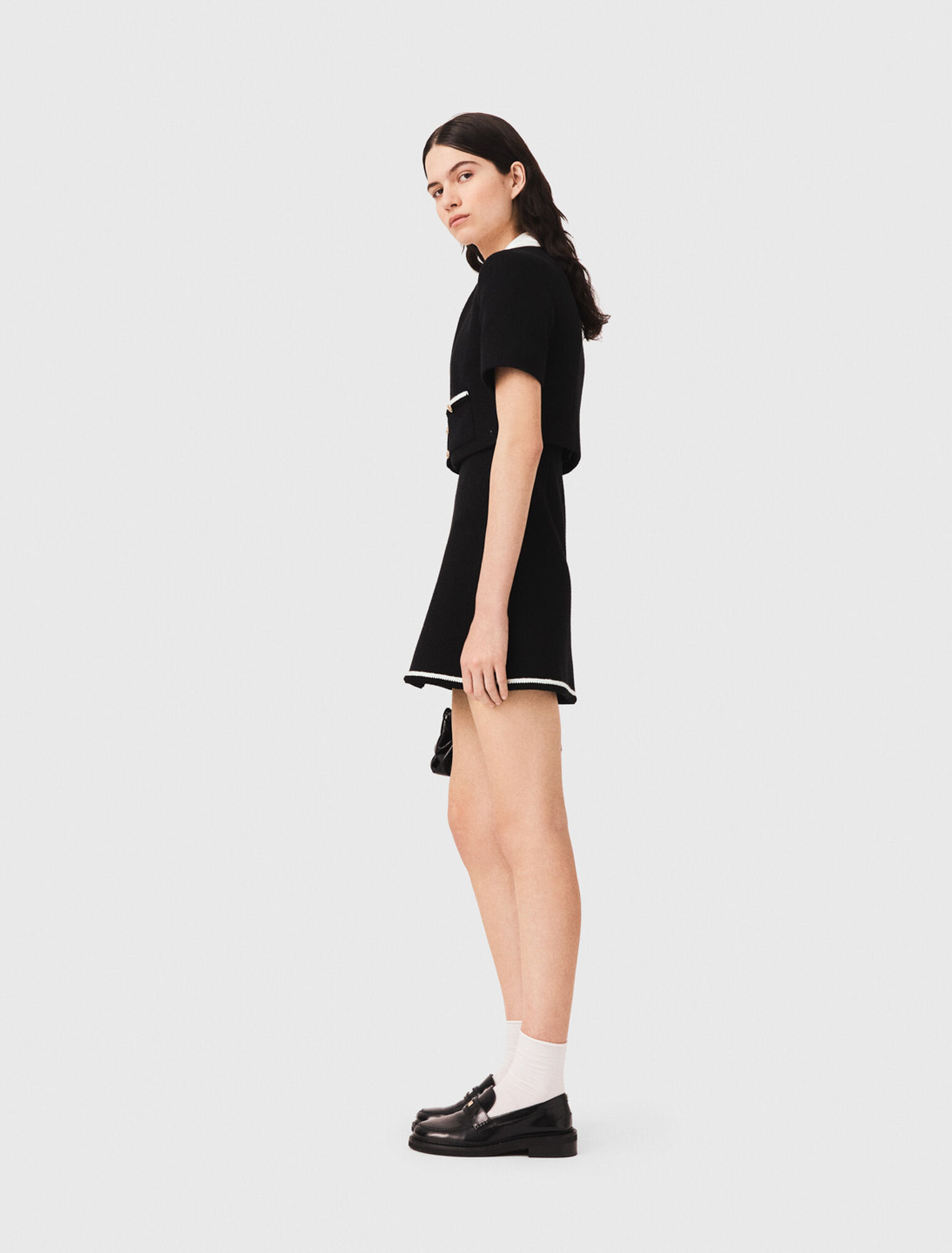 2-in-1 Tweed-Kleid