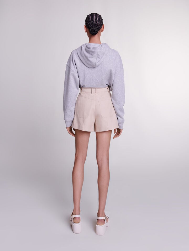 Shorts aus Leinen