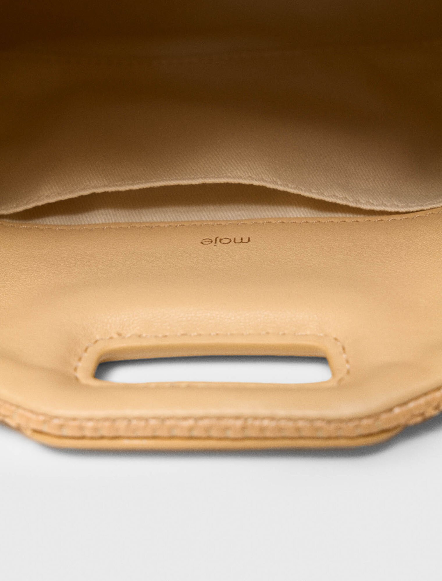 Mini M-Tasche mit Basteffekt