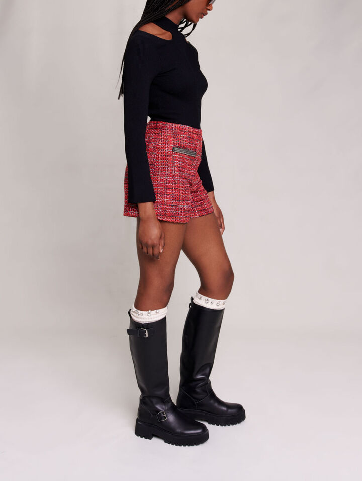 Tweed-Shorts