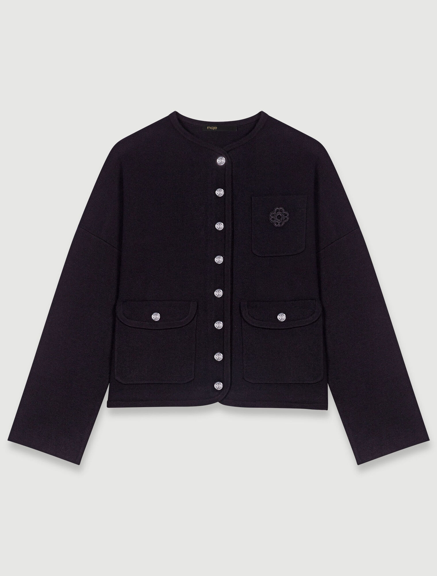 Kurzer Strick-Cardigan