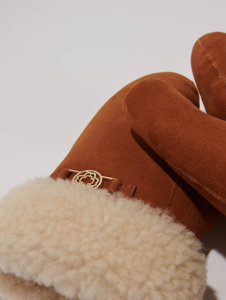Fausthandschuhe aus Lammfell