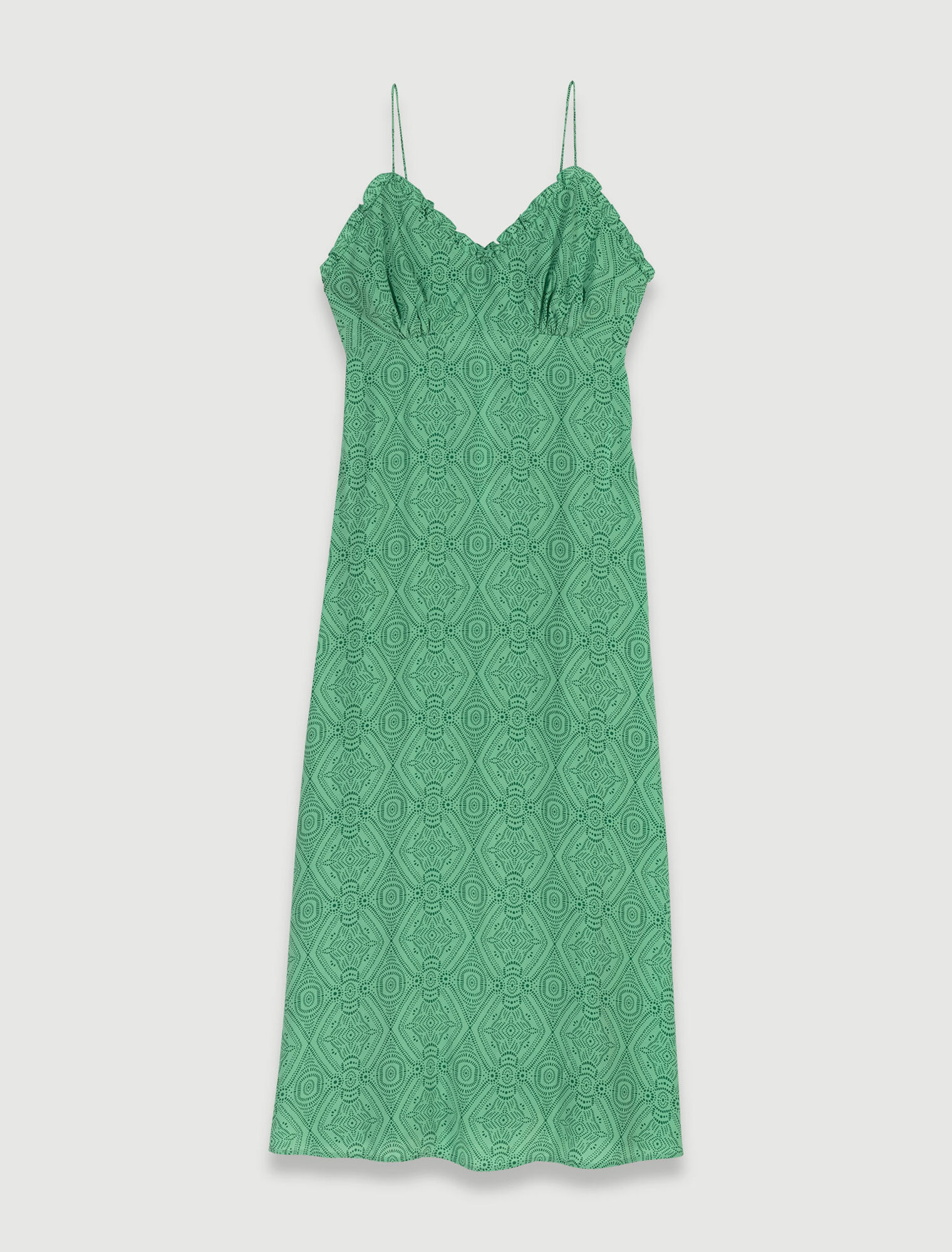 Langes Kleid mit Trägern