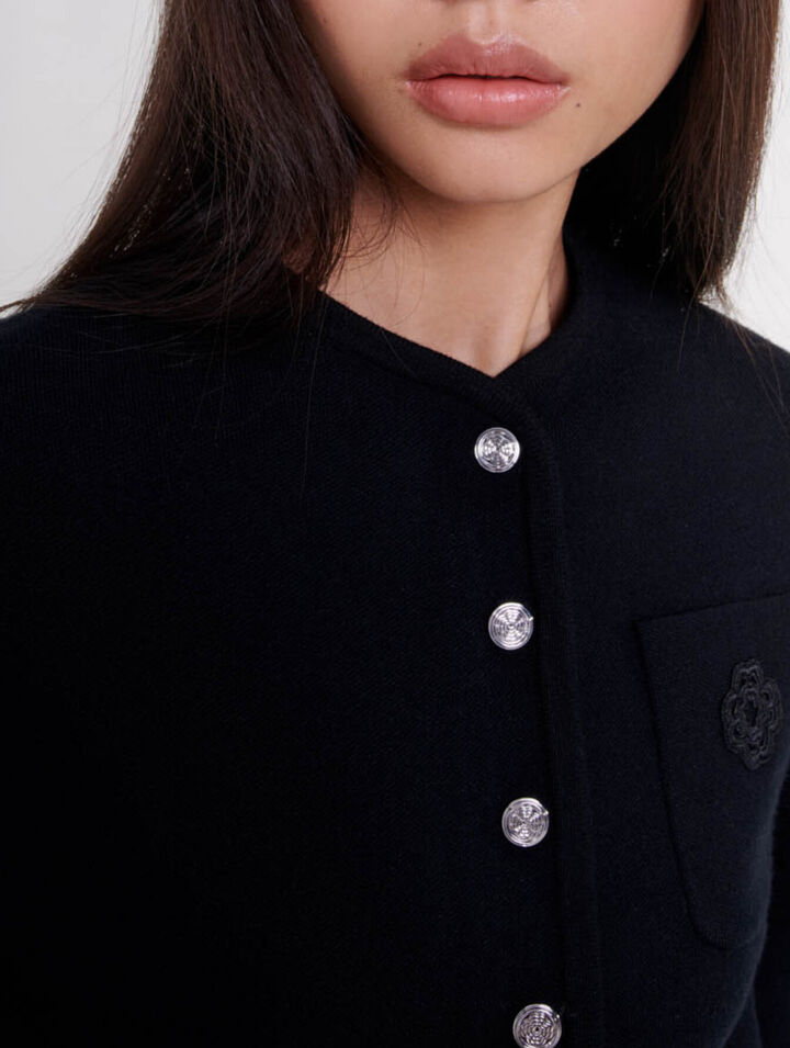Kurzer Strick-Cardigan