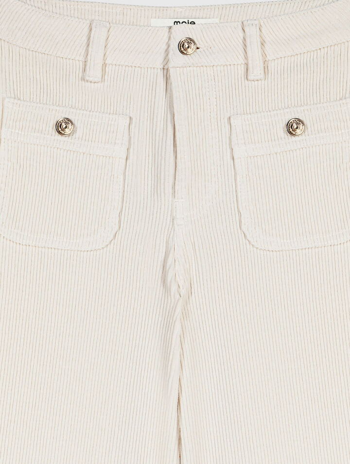 Weite Cordhose
