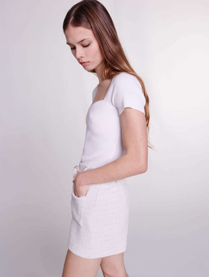 Tweed-Shorts