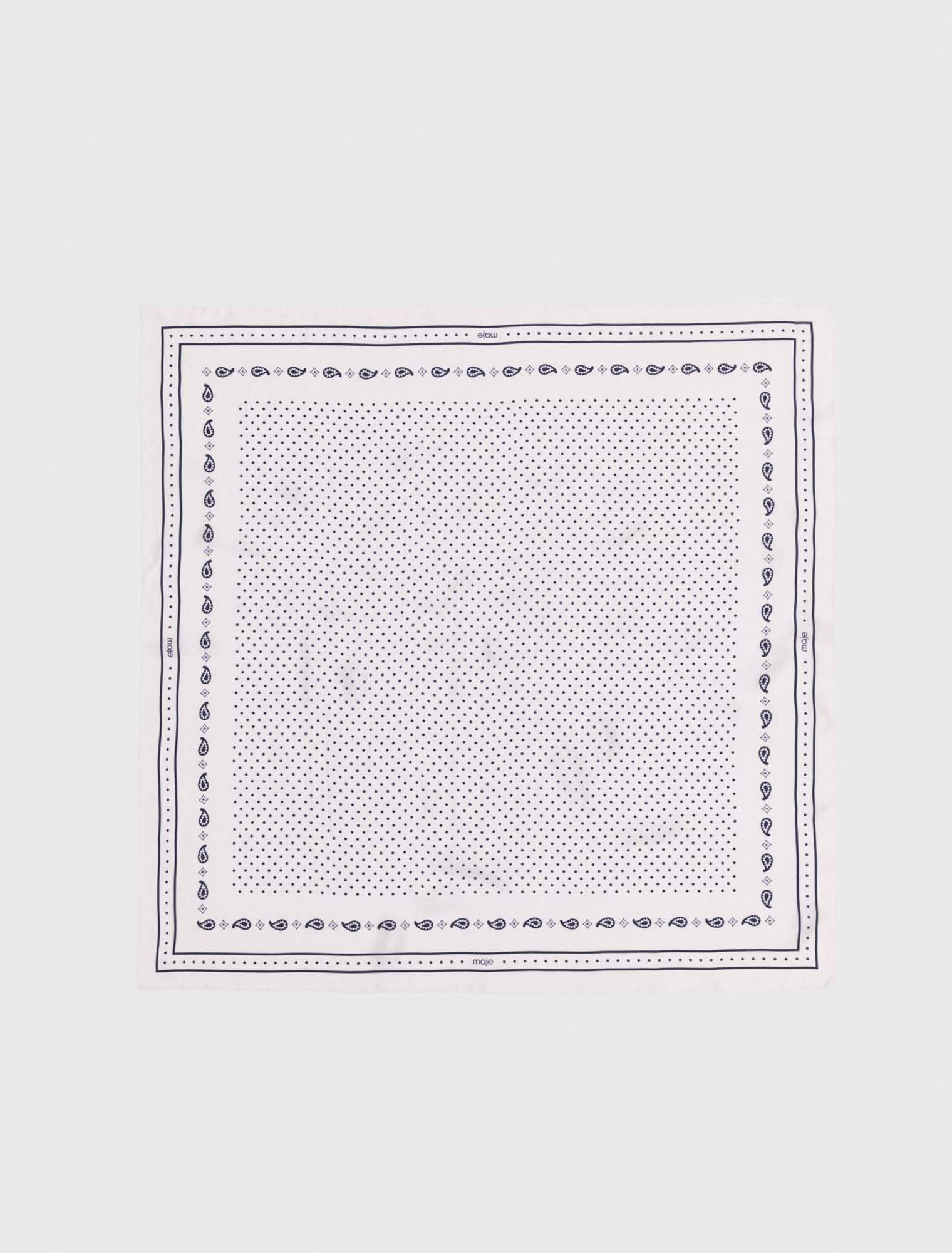 Bedrucktes Seidentuch 90x90