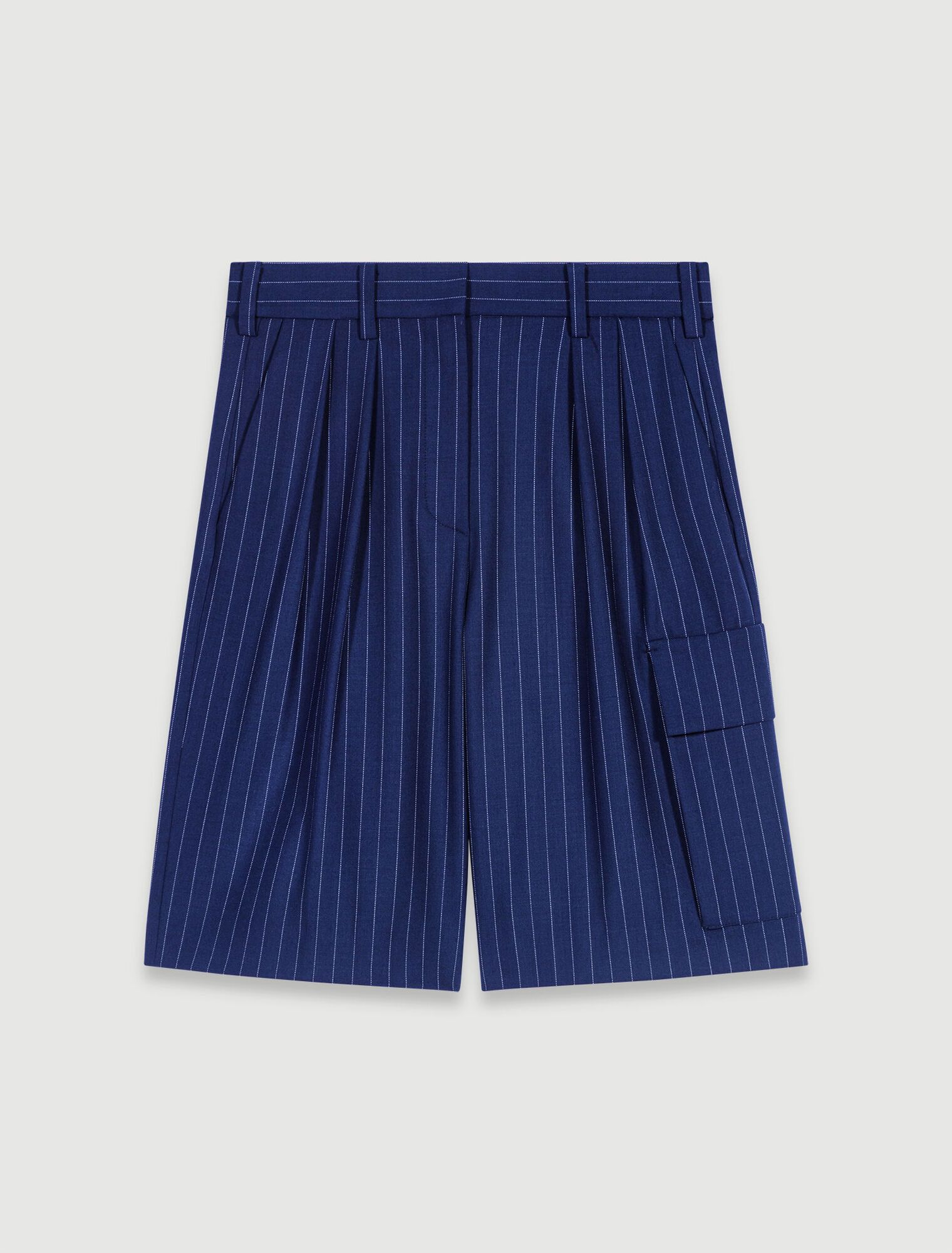Gestreifte Bermudashorts  