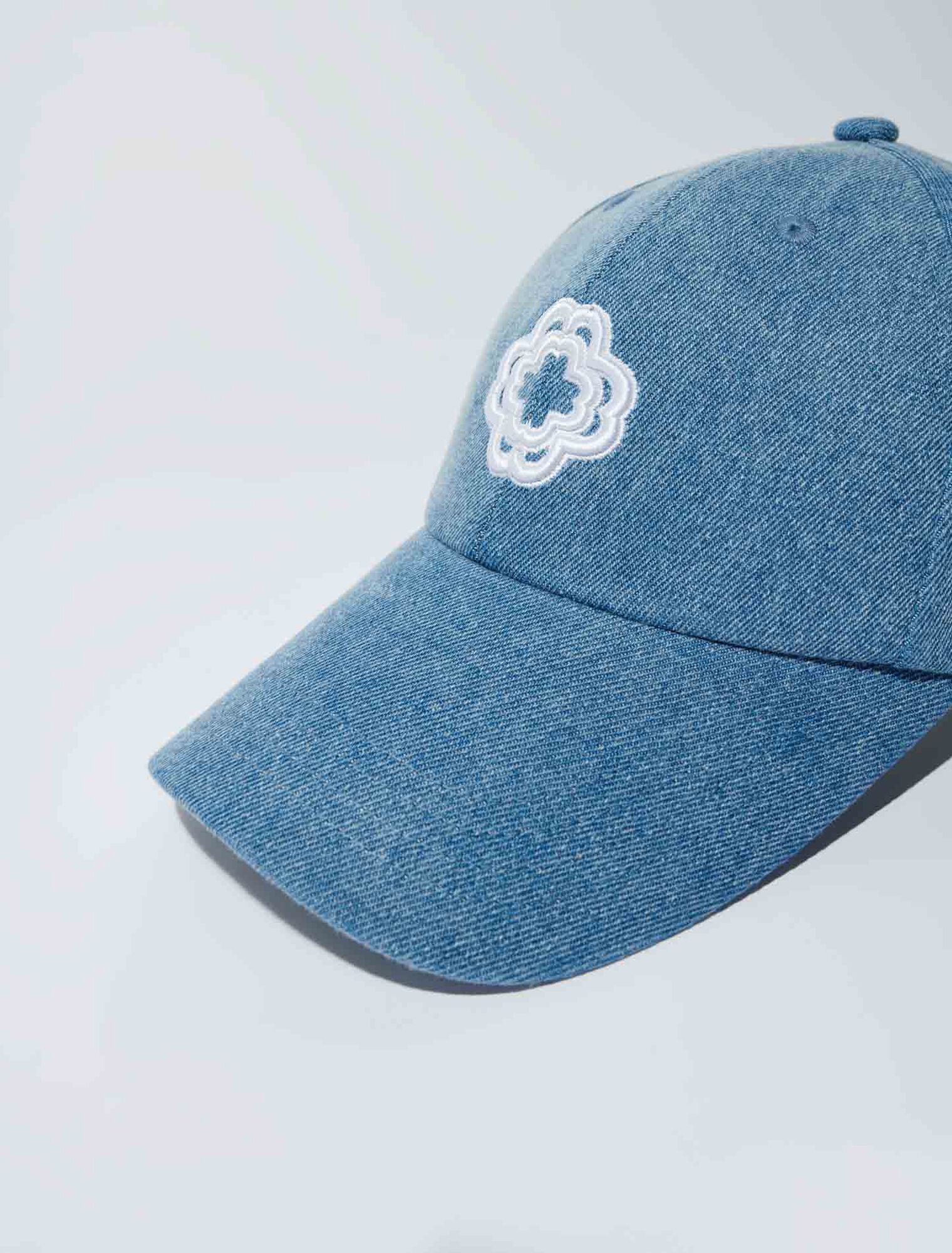 Denim-Cap mit clover-Logo