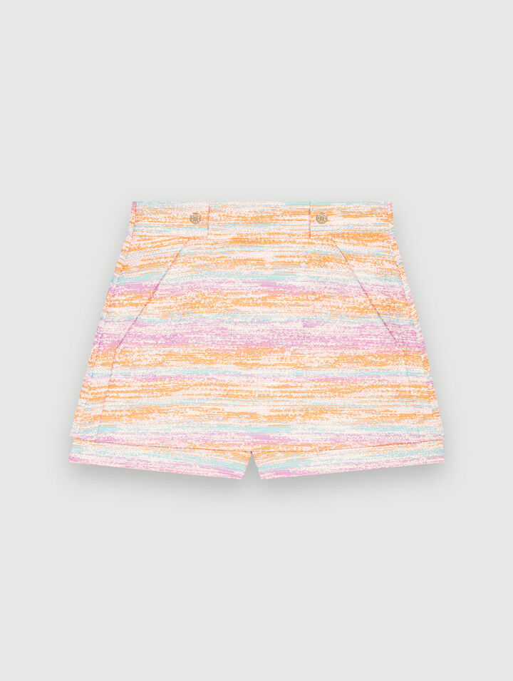 Shortrock aus Tweed