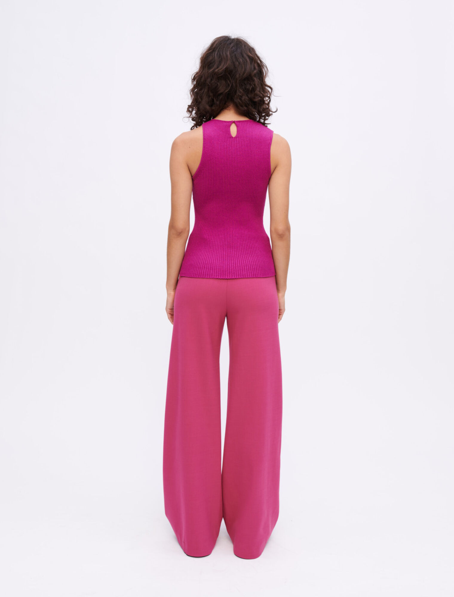Asymmetrisches Tank Top aus Maschenware