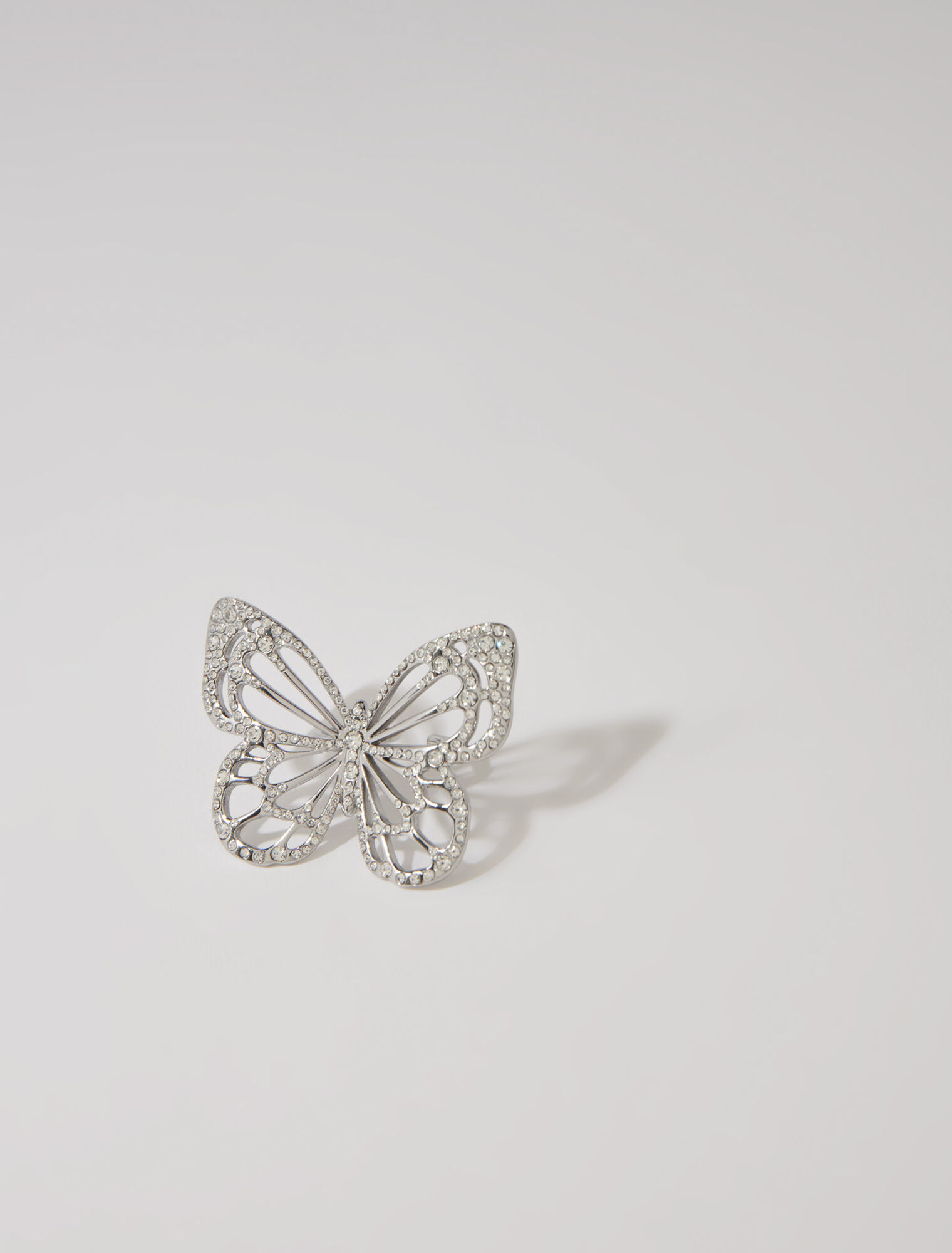 Schmetterlingsring mit Strass