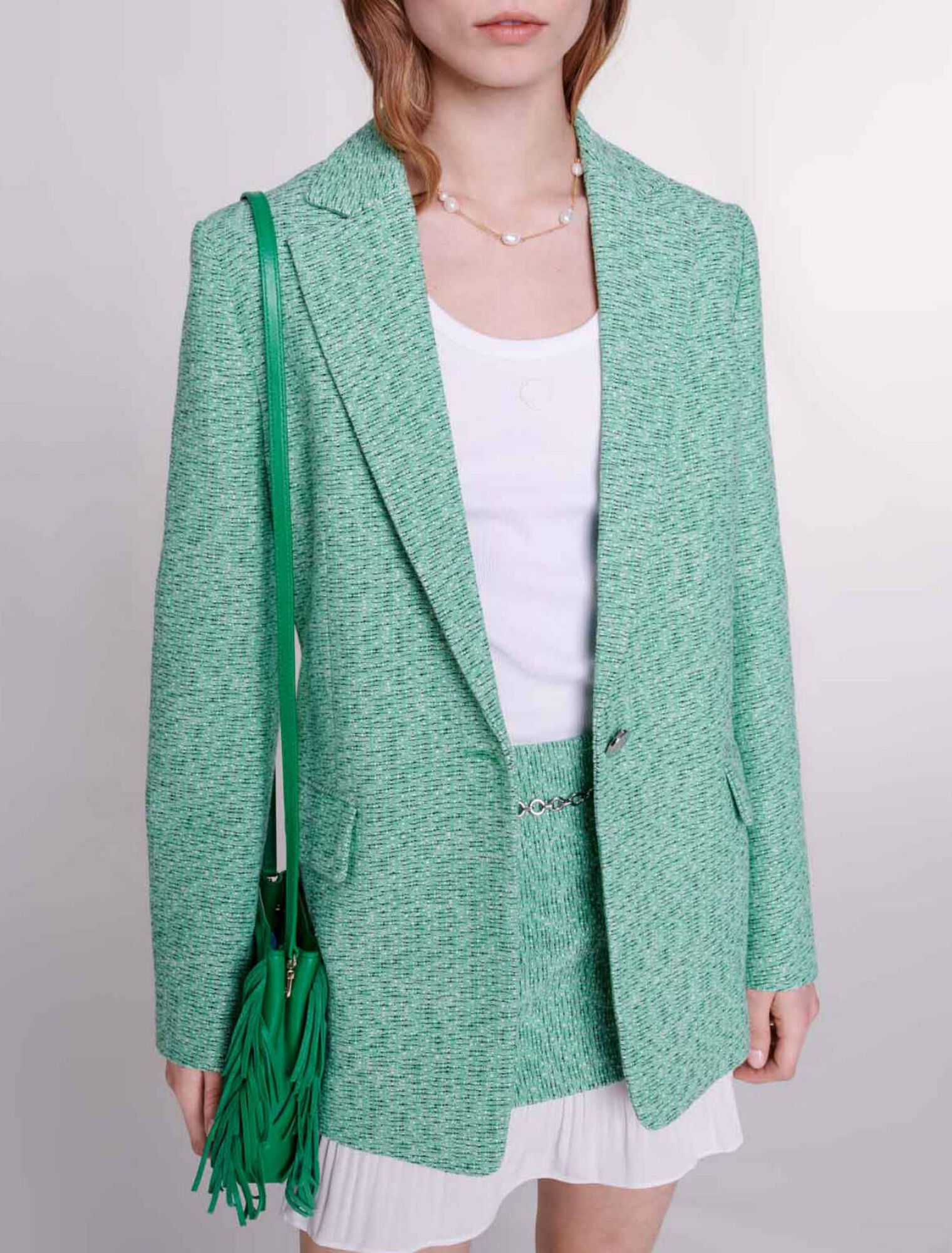 Tweed-Jacke