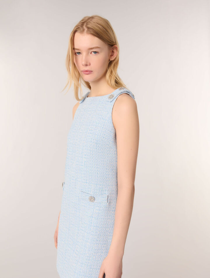 Kurzes Tweedkleid
