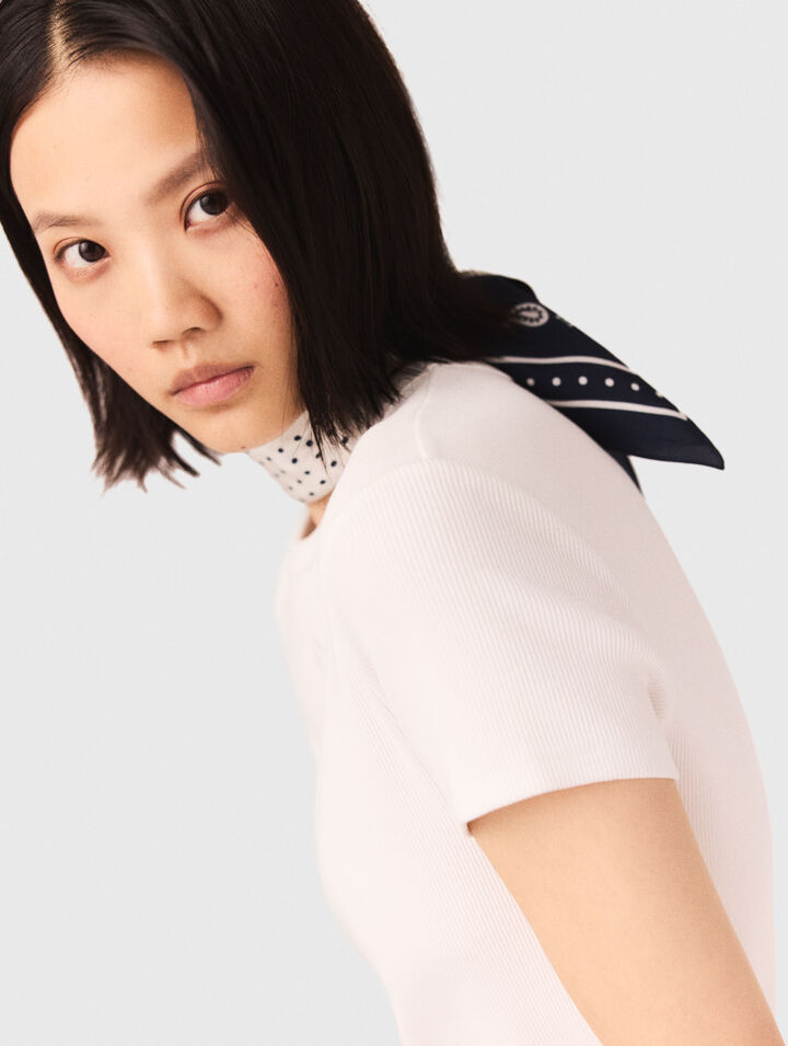 Bedrucktes Seidentuch 60x60