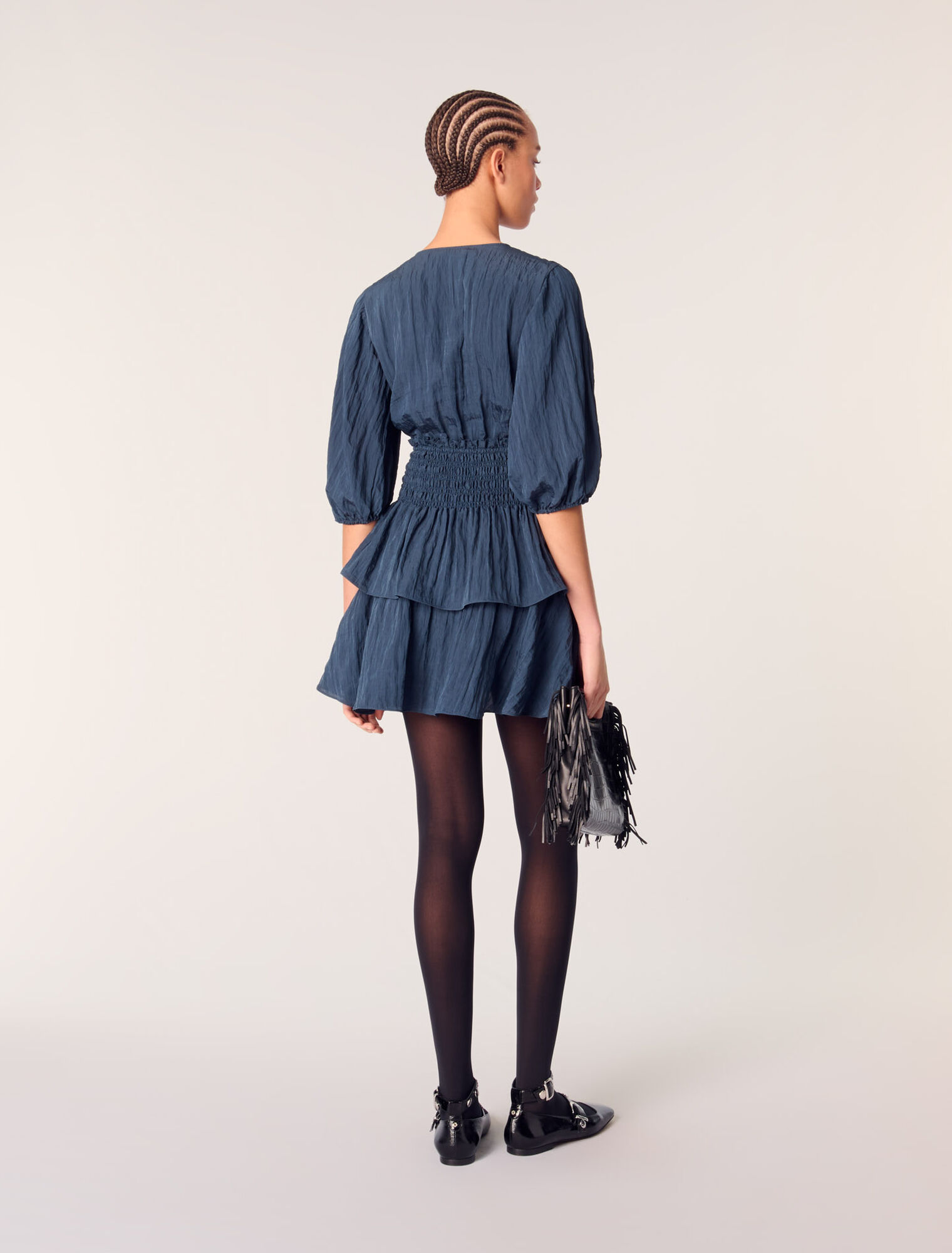 Kurzes Rüschenkleid