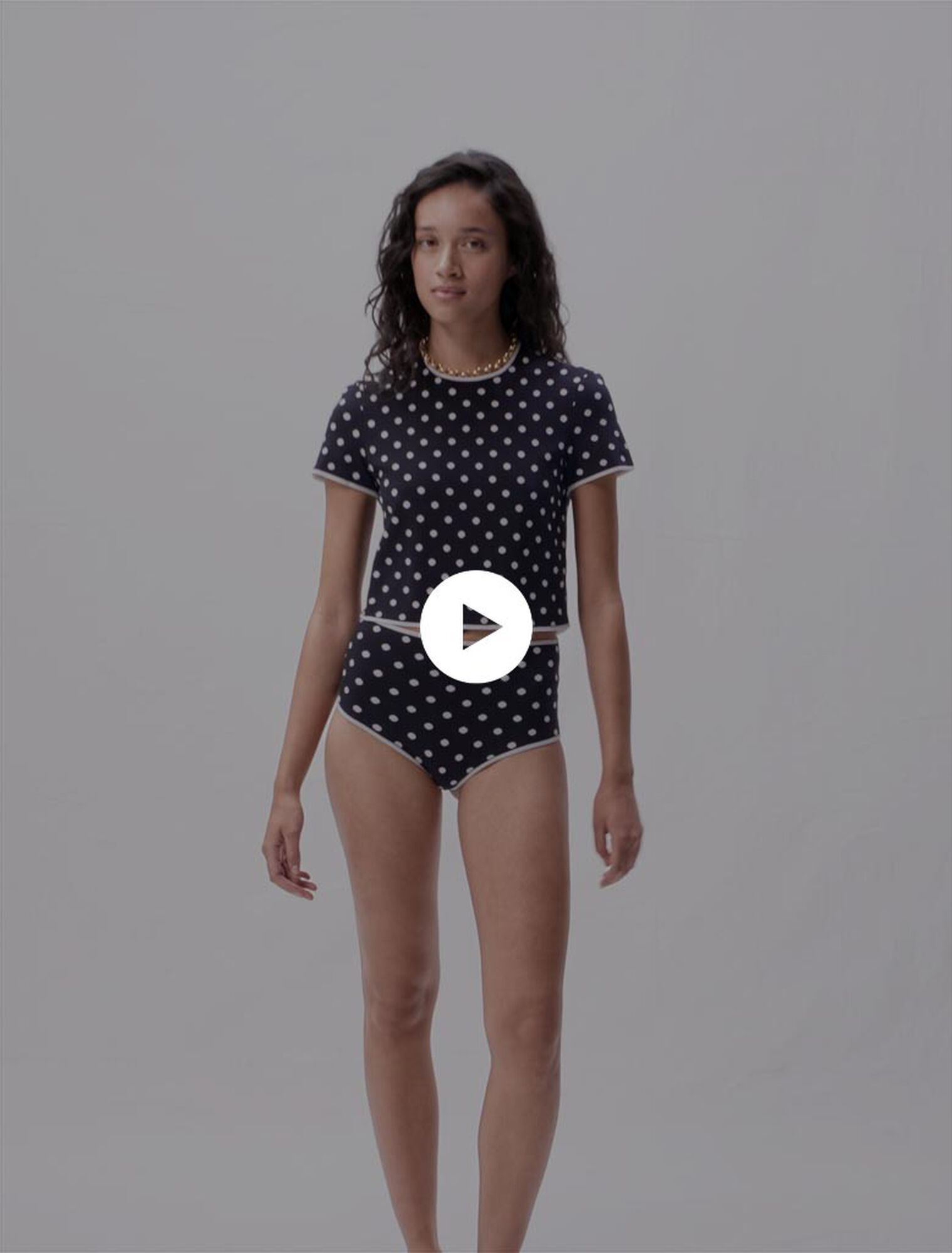 Kurze Hose aus Jacquard-Strick 