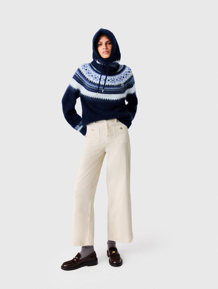 Weite Cordhose