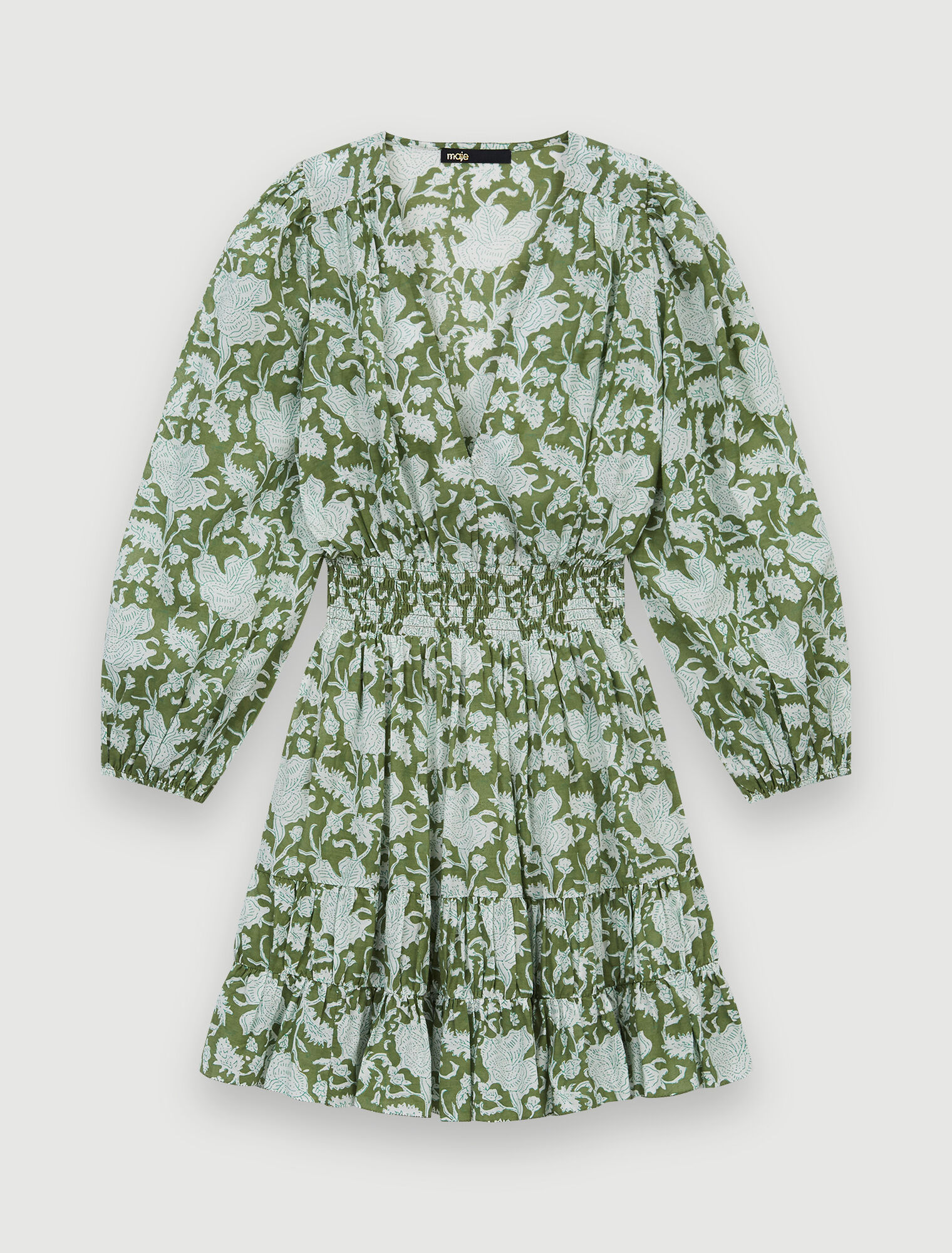 Kurzes bedrucktes Kleid