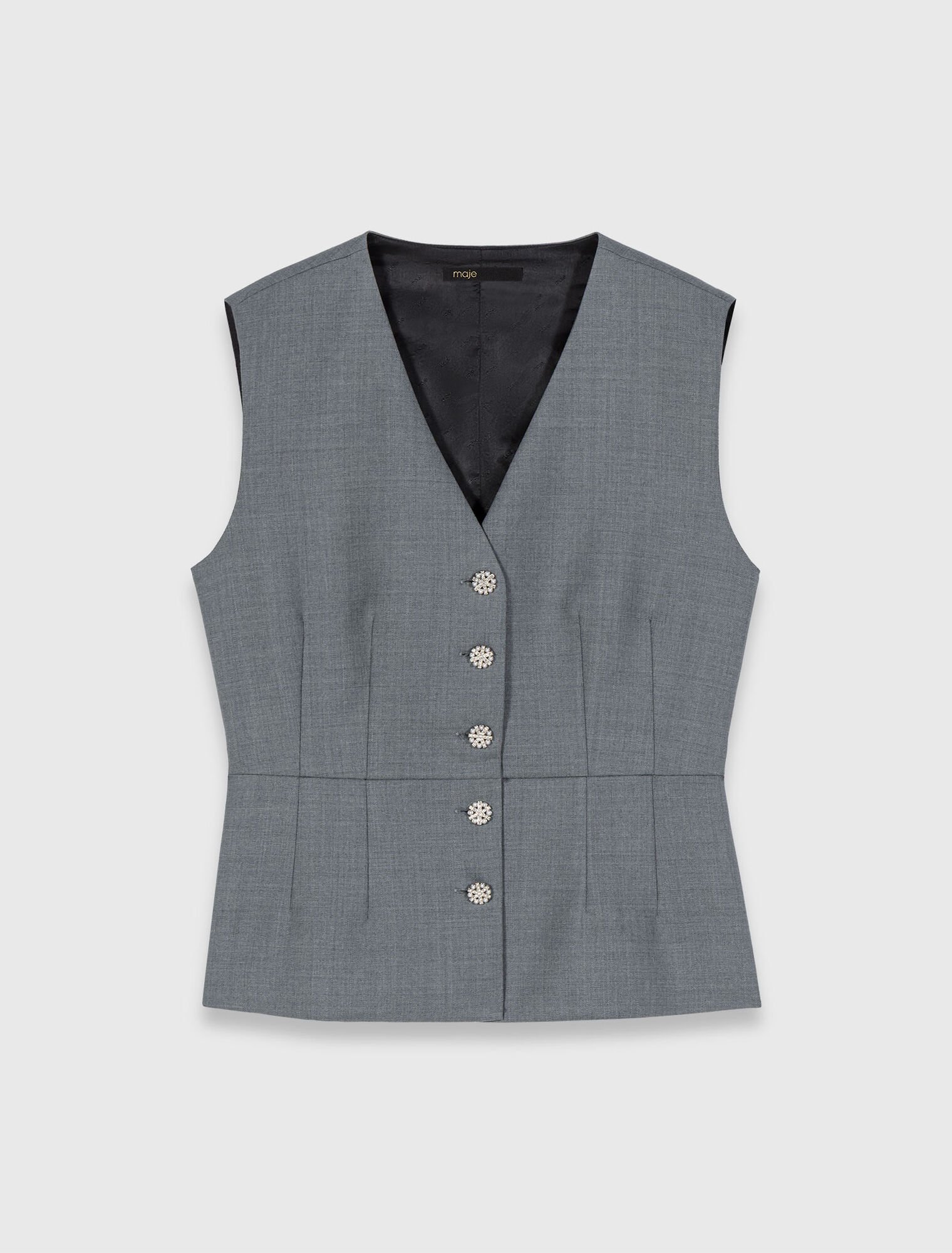 Blazer mit Schmuckkn&ouml;pfen