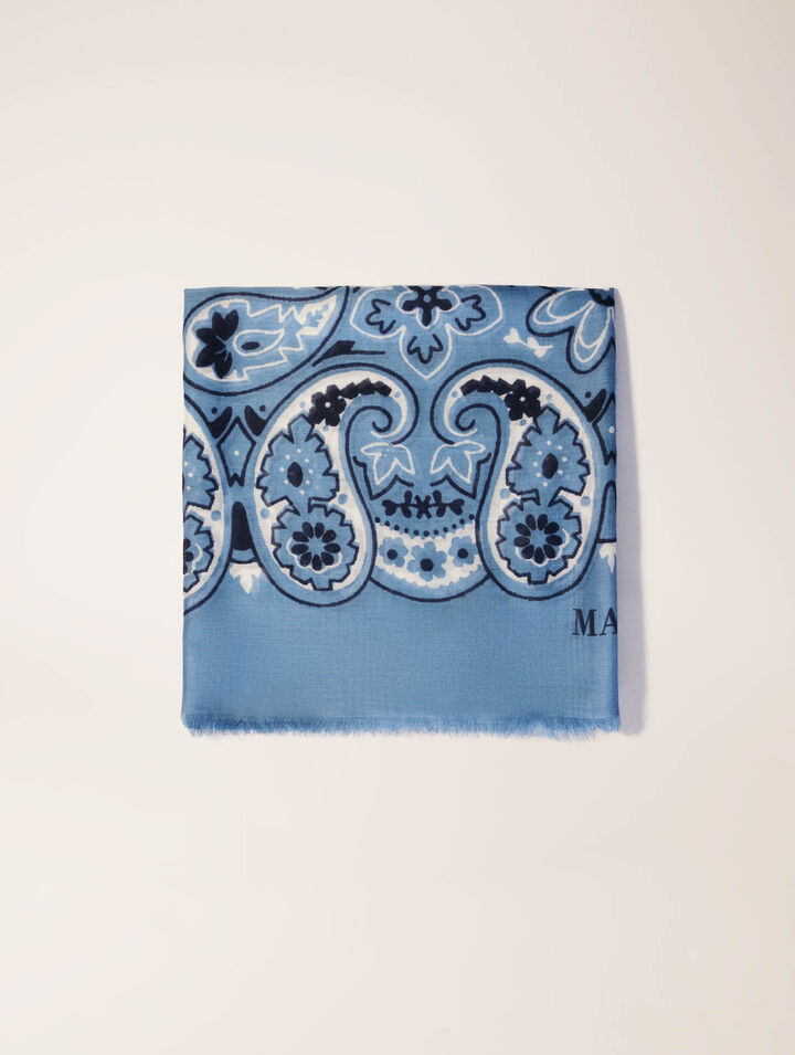 Schal mit Bandana-Print