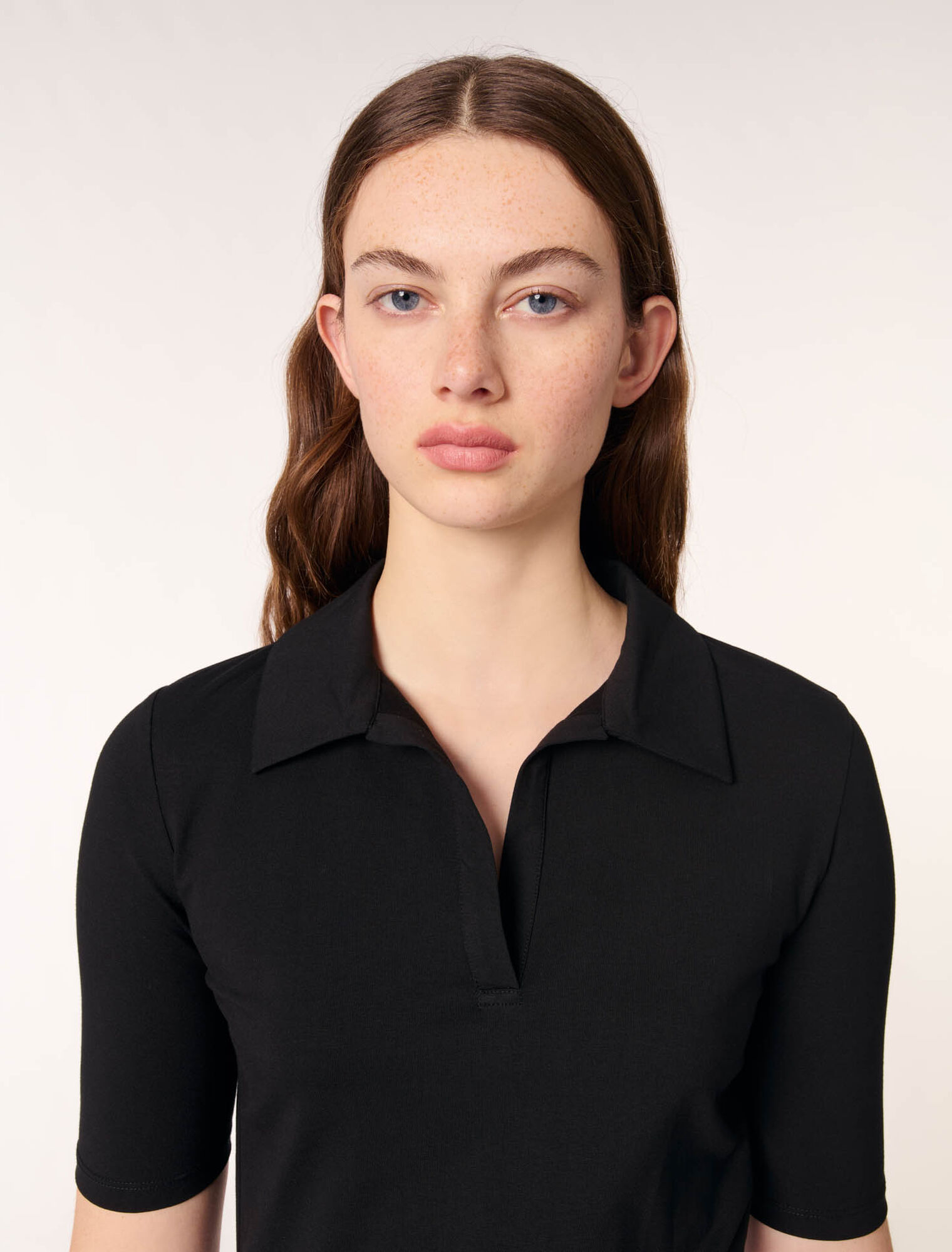 Bedrucktes Trompe-l'Œil-Kleid