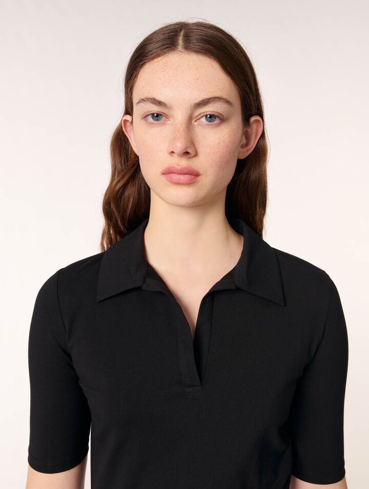Bedrucktes Trompe-l'Œil-Kleid