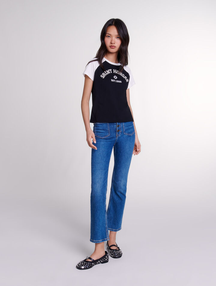 T-Shirt „Saint-Honoré“ mit Strass