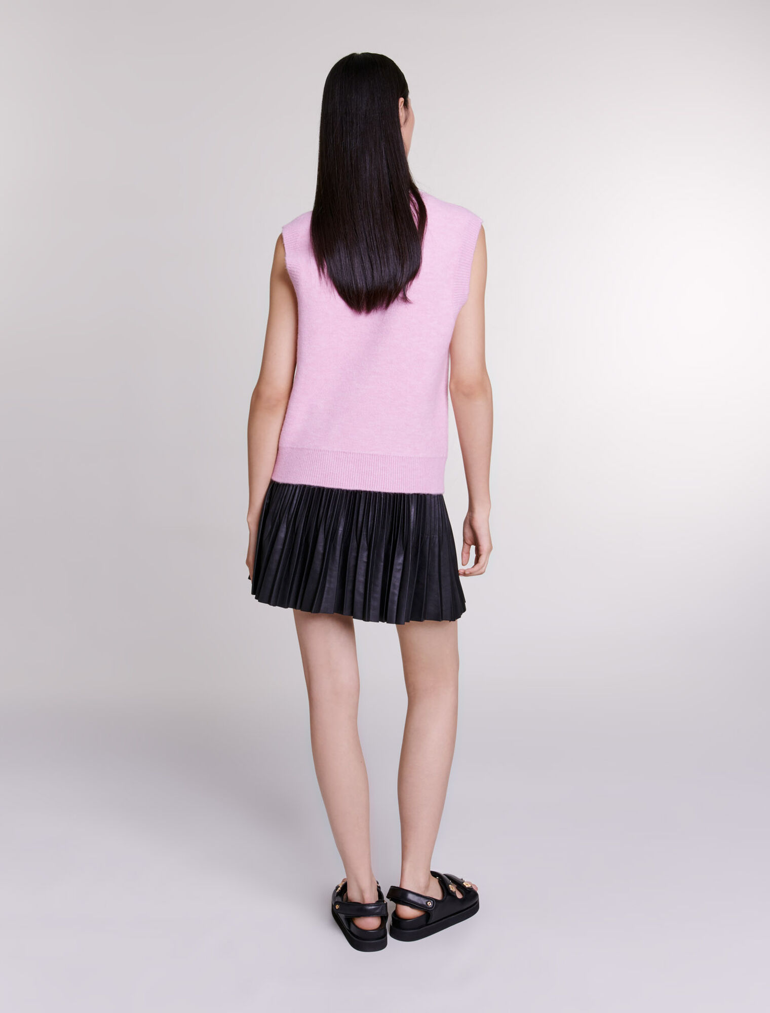 Ärmelloser Pullover