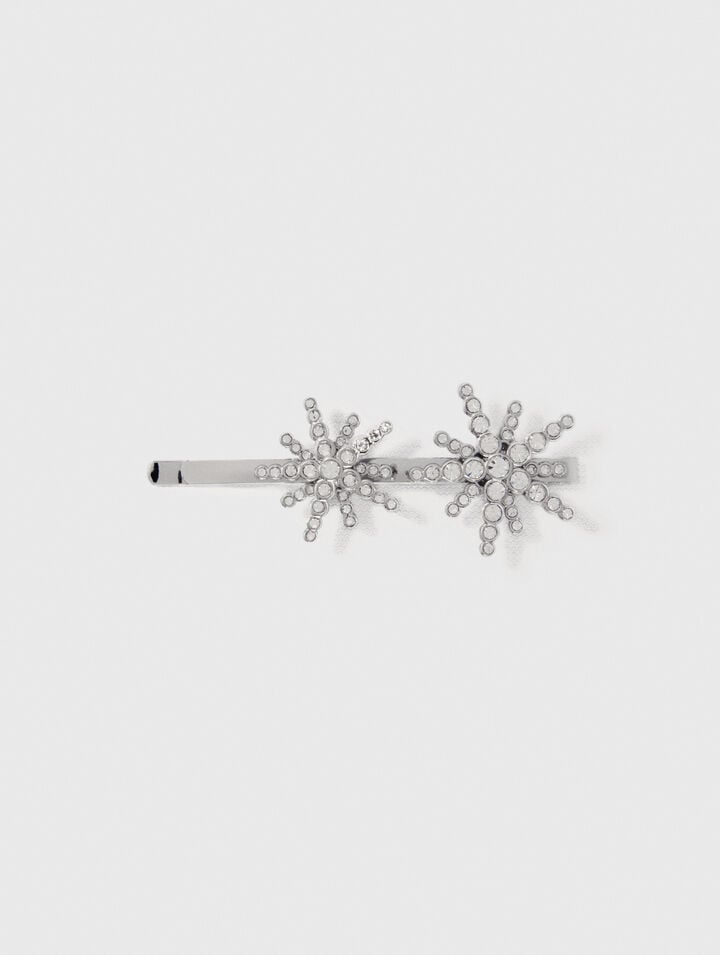 Haarspange mit Strass-Sternen