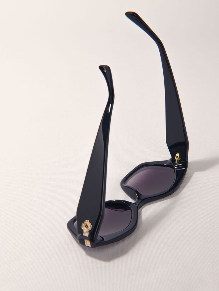 Cat-Eye-Sonnenbrille aus Acetat