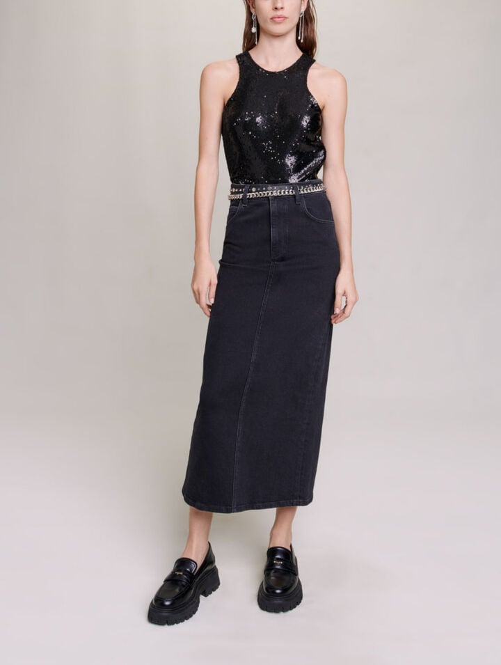 Strass-Top