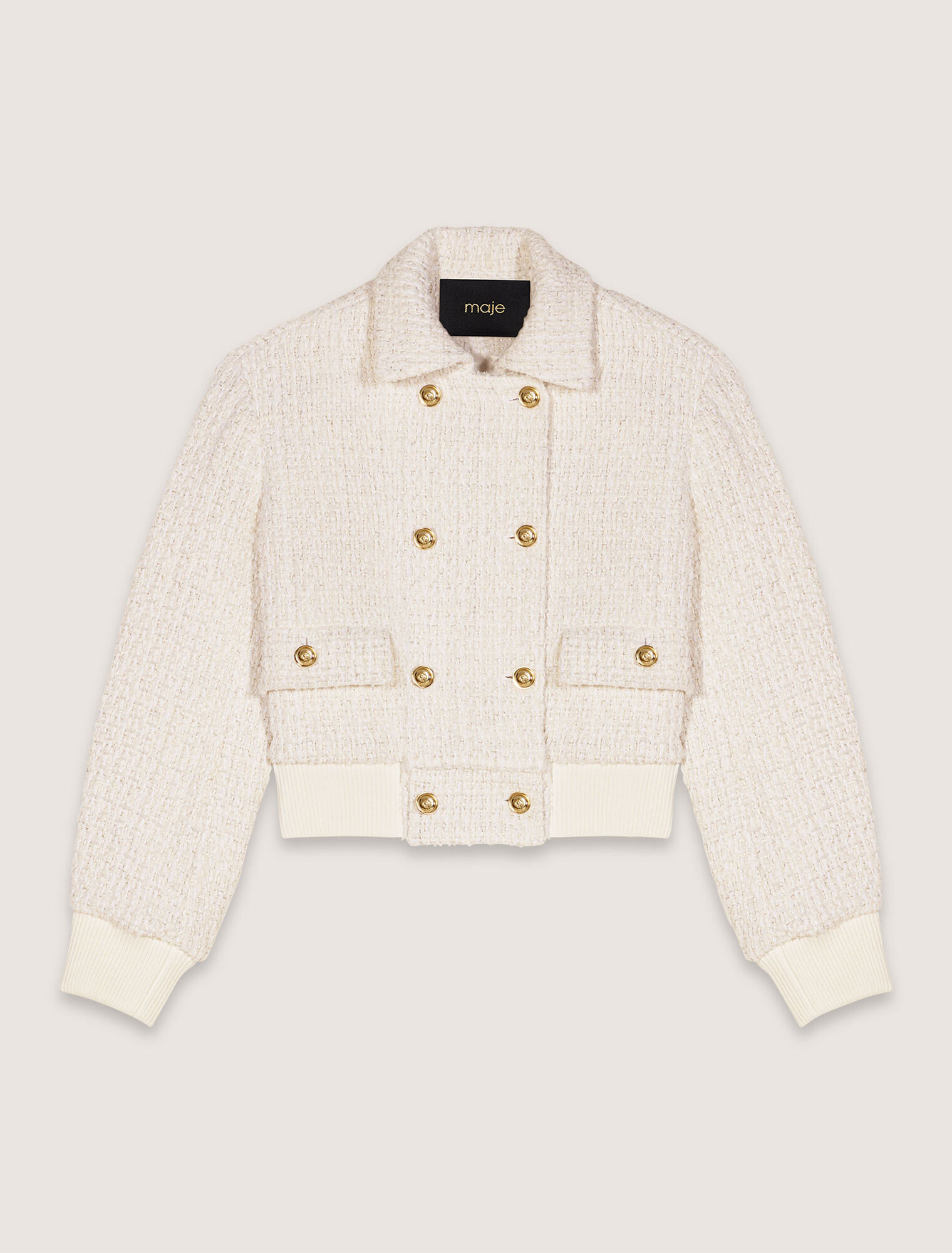 Kurzer Blouson aus Tweed
