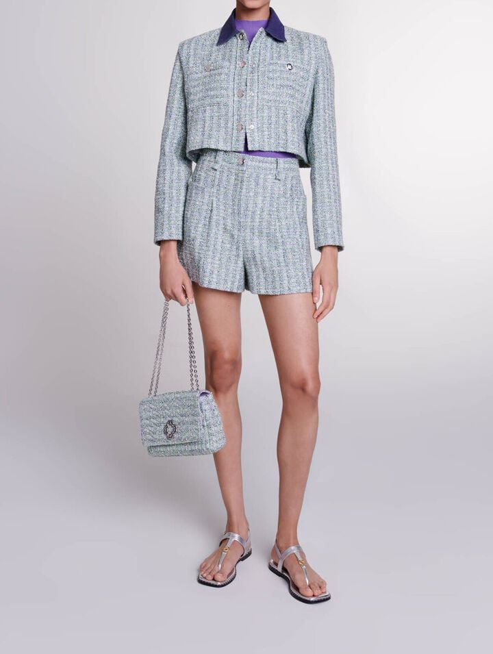 Tweed-Shorts