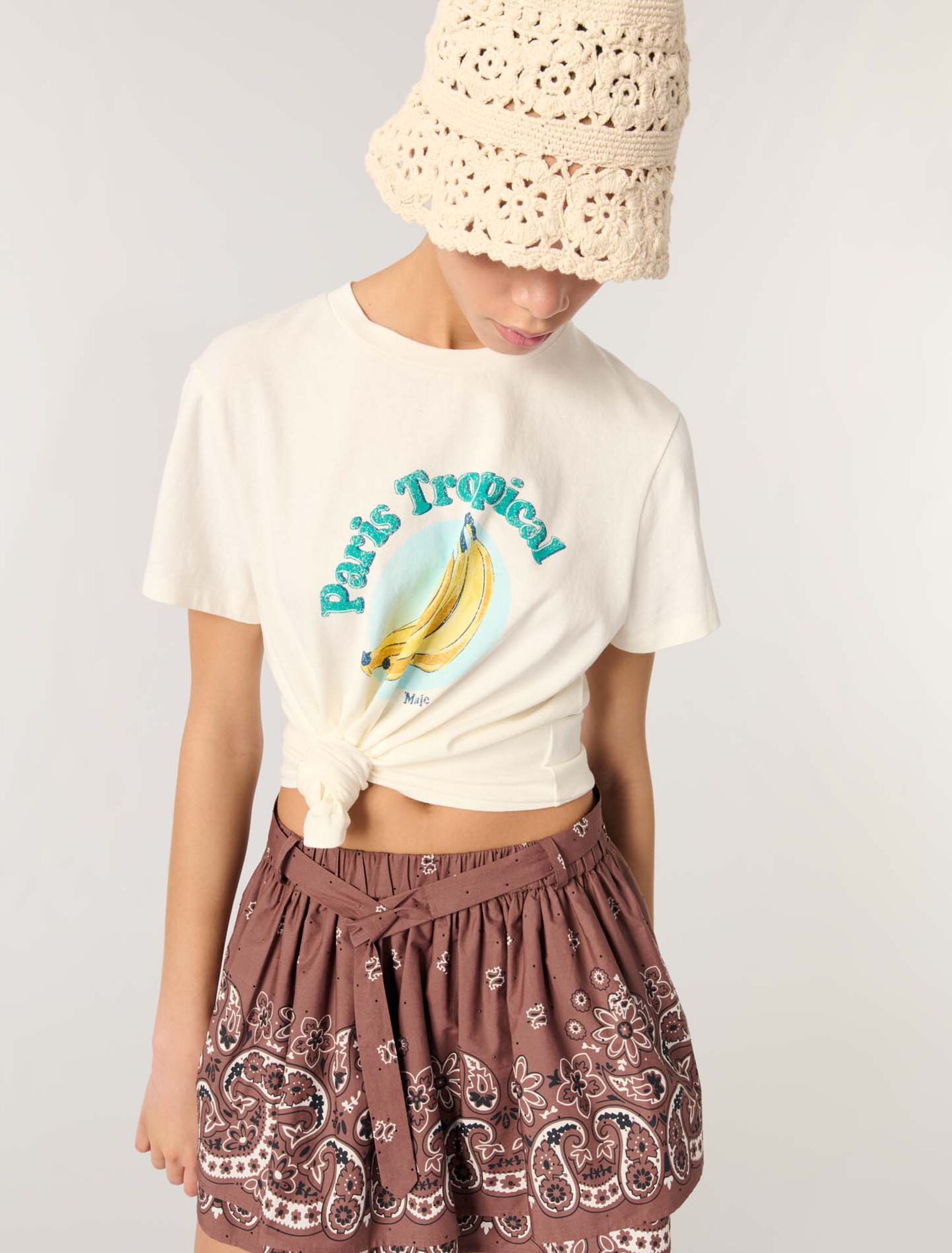 Gemustertes T-Shirt