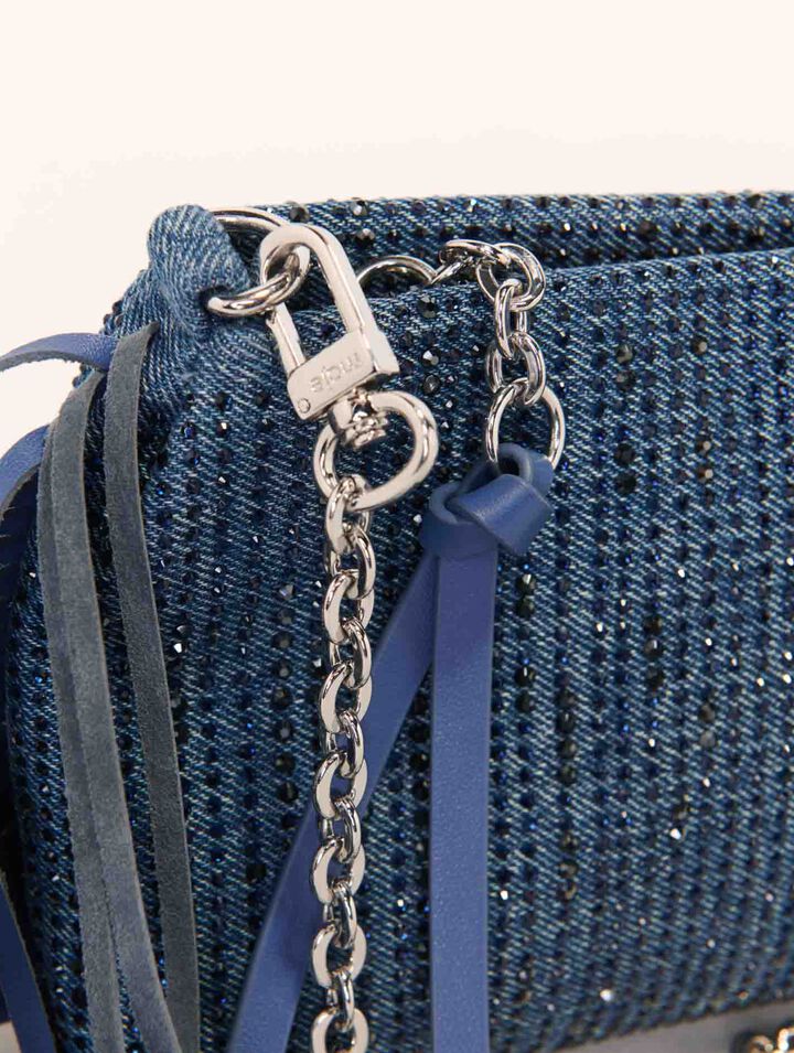 Clutch Miss M Pouch aus Denim