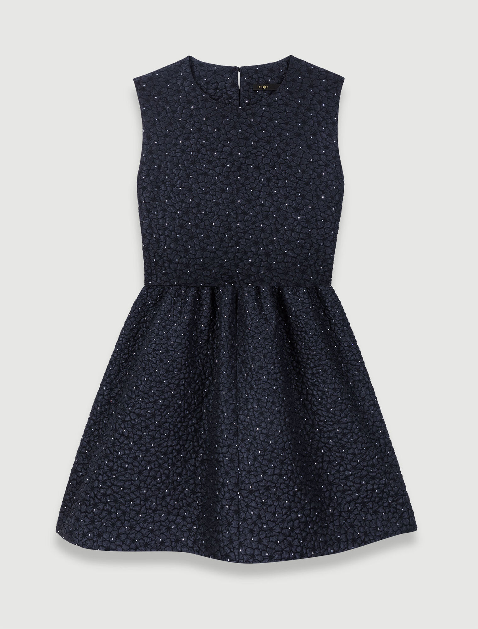 Kurzoverall-Kleid mit Strass