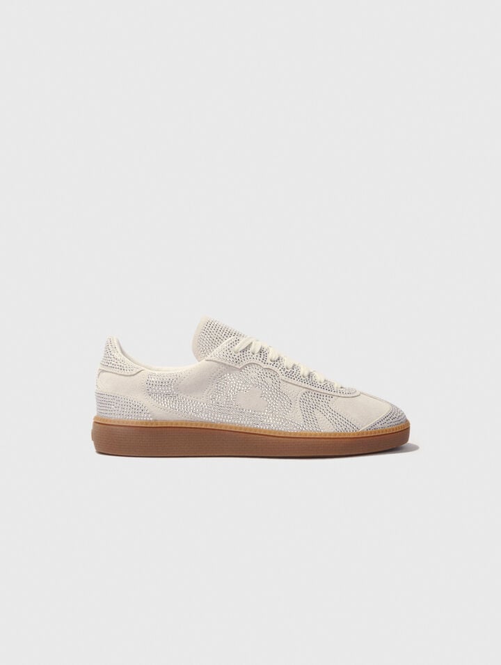 Lässige Turnschuhe mit Strass