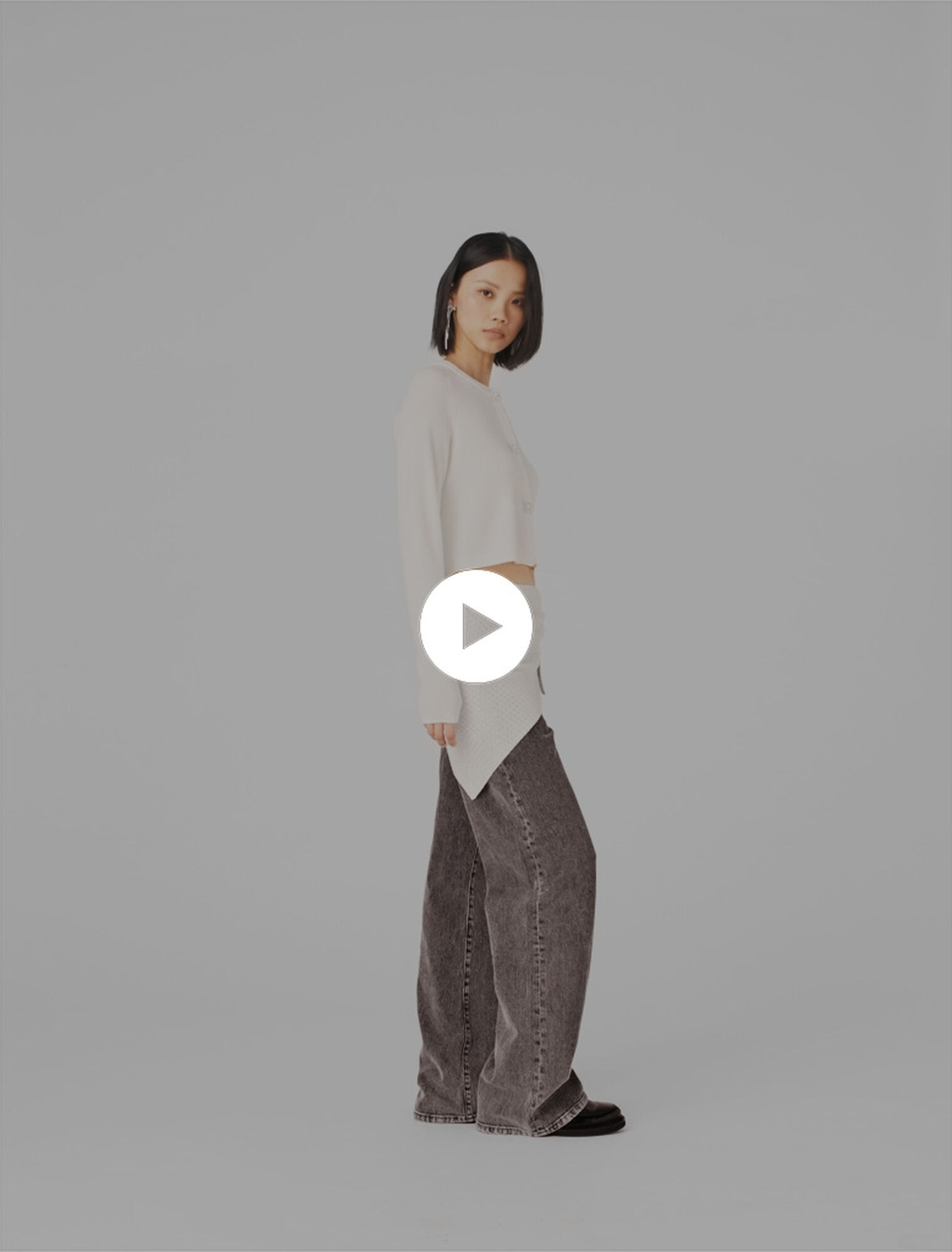 Cardigan mit Schmuckknotenkn&ouml;pfen