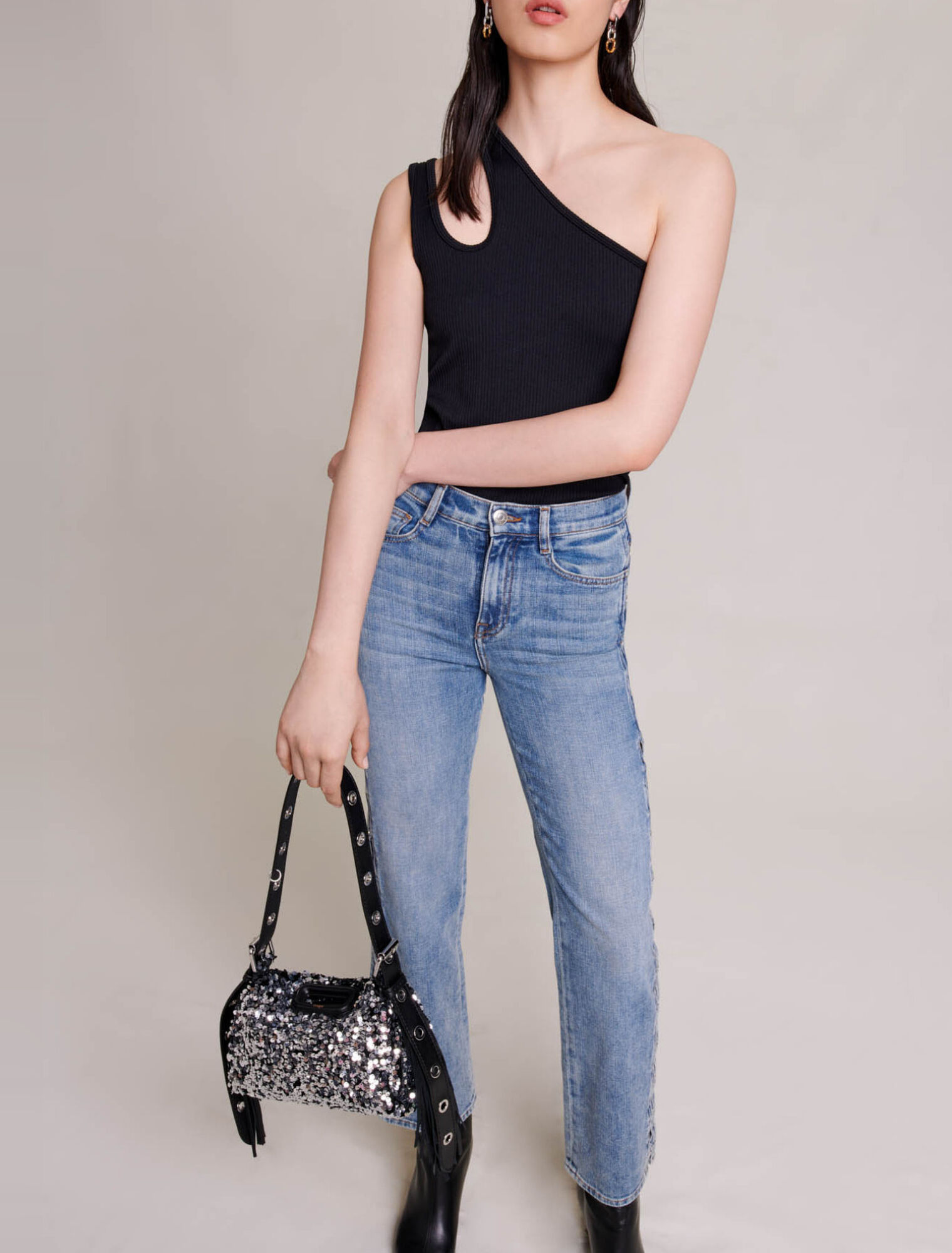 Jeans mit geradem Bein