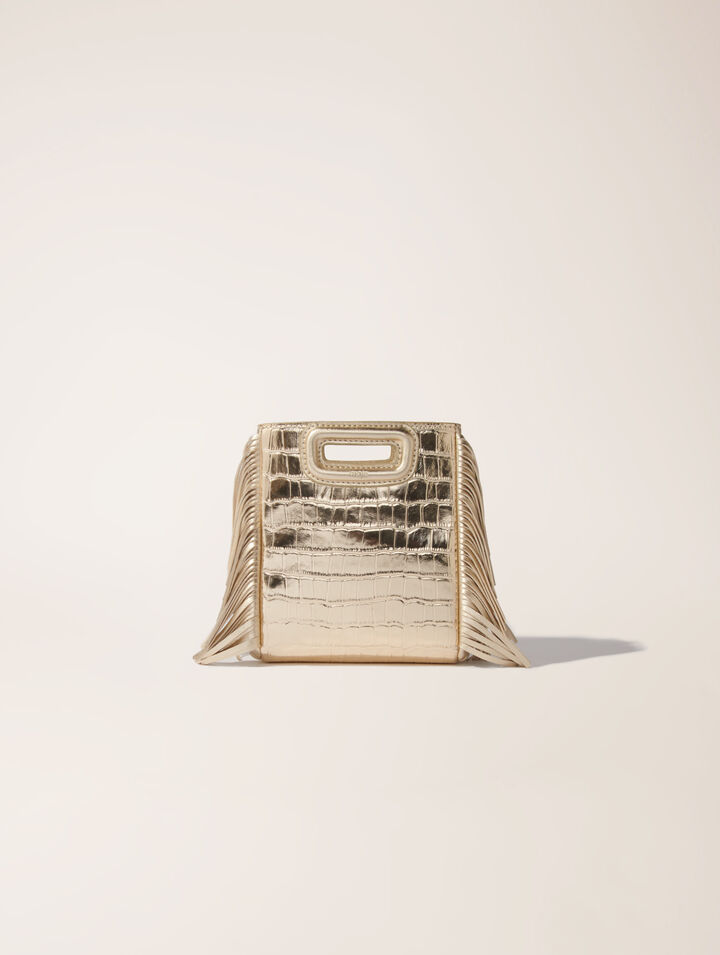 M Mini-Tasche aus Krokodilleder