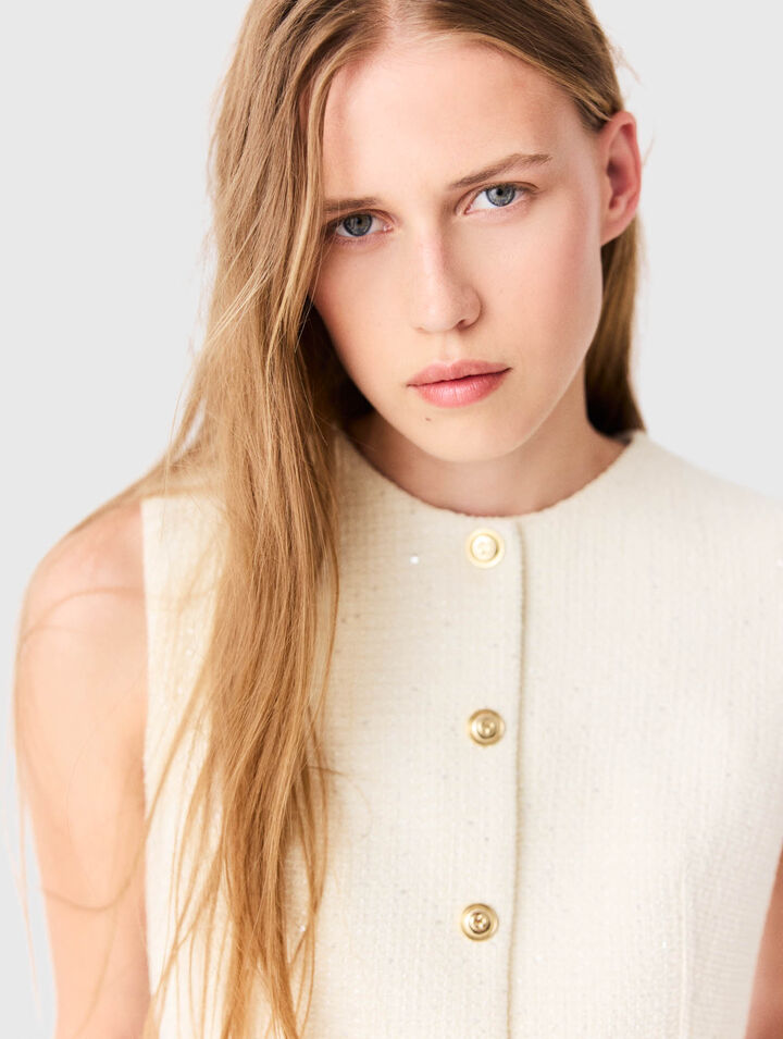 Lange Tweedjacke