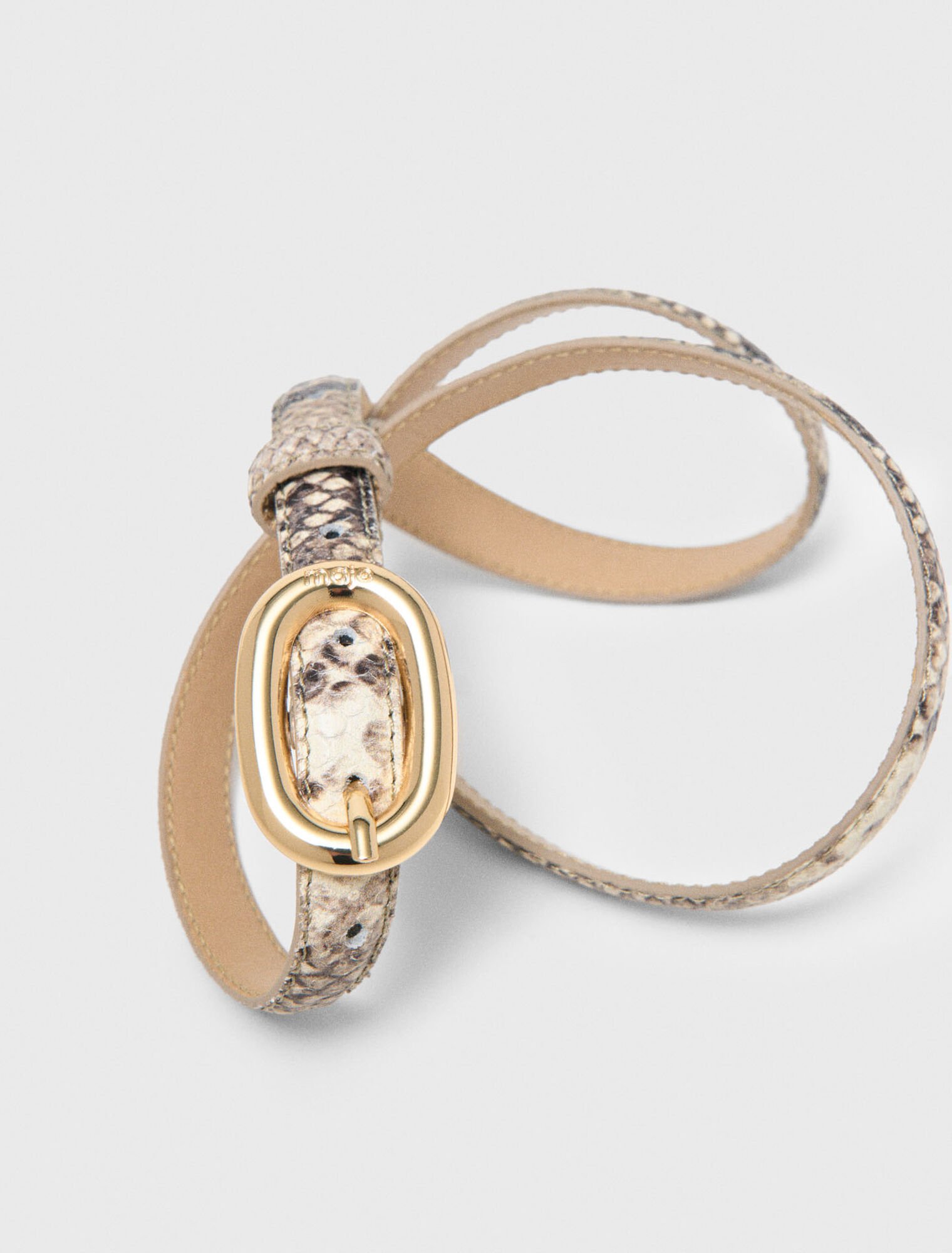 Schmaler G&uuml;rtel in Python-Optik