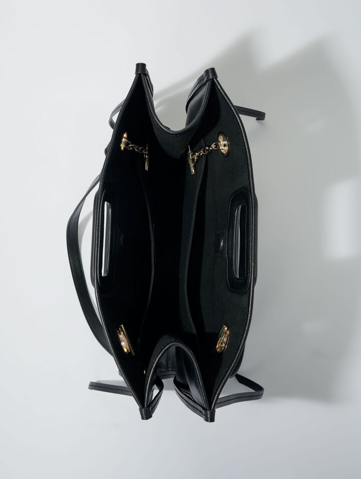 Ledertasche mit Fransen