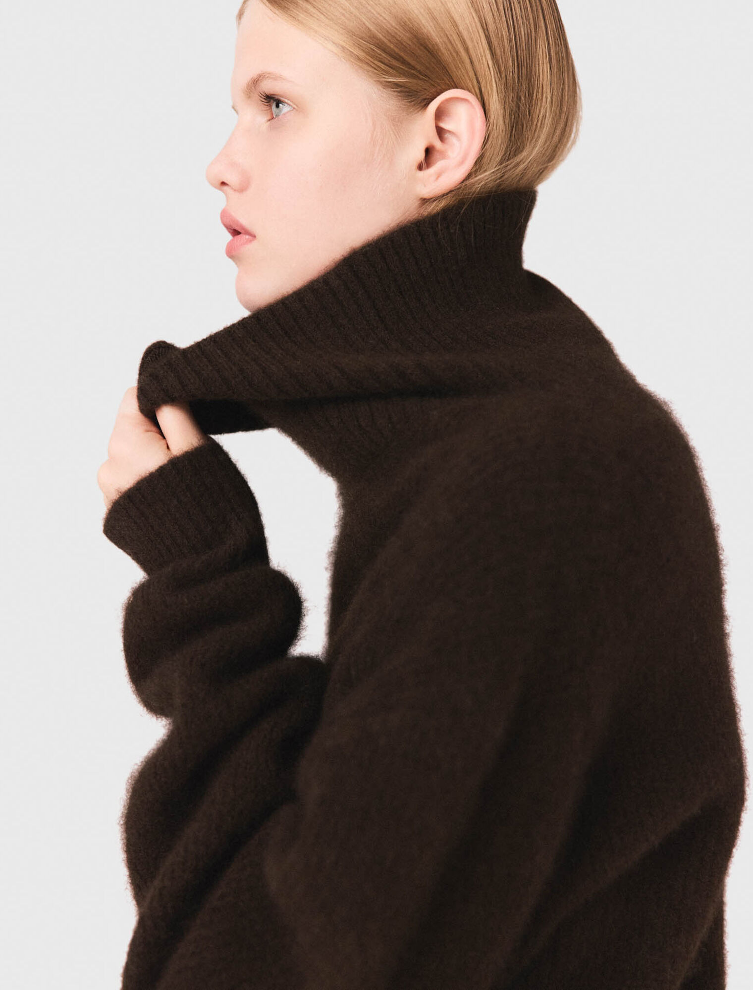 Rollkragenpullover aus Yak-Gemisch
