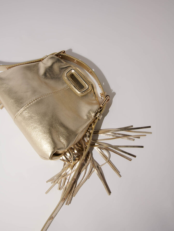 Tasche Miss M Mini, Metallic-Leder